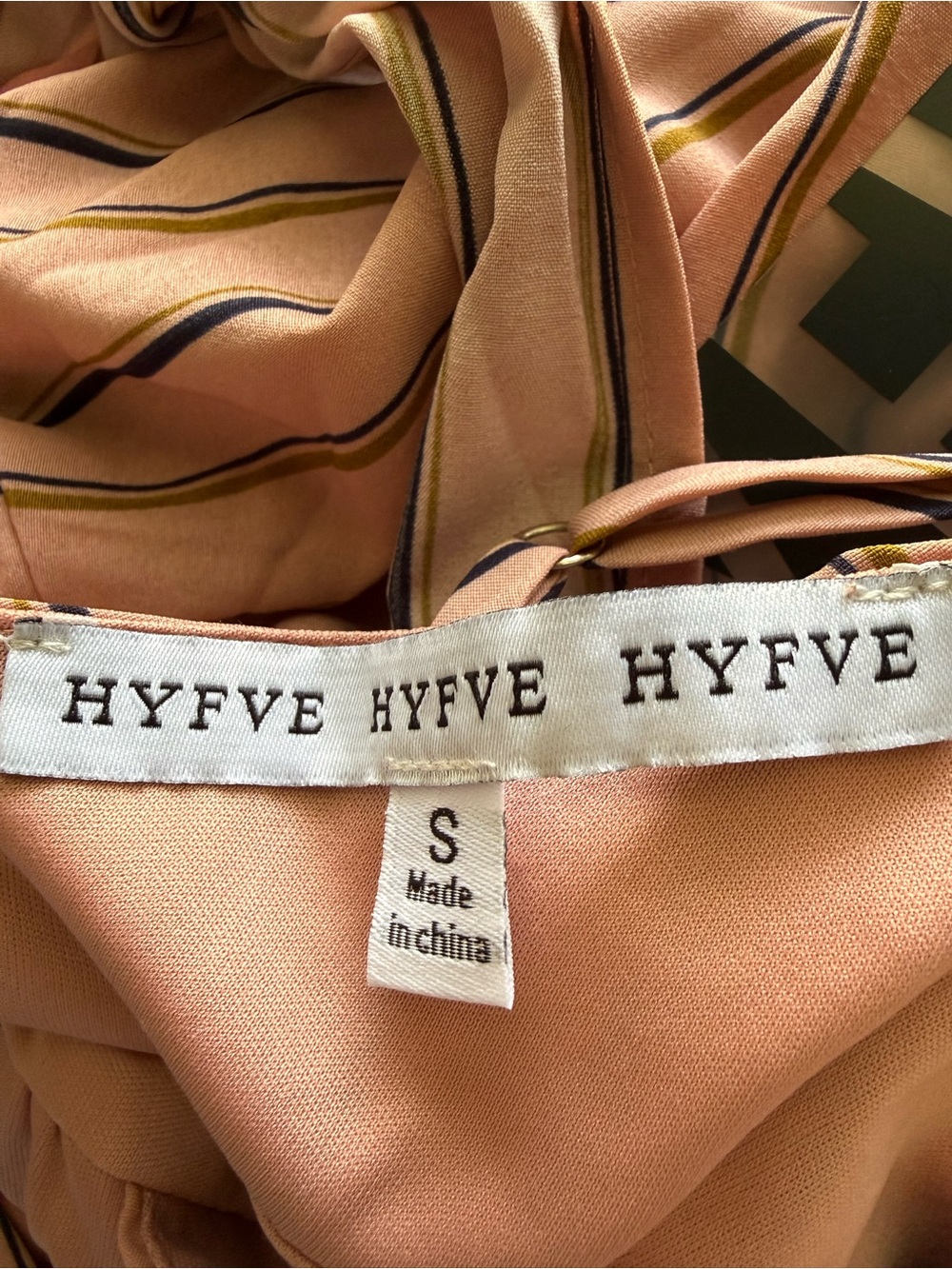 HYFVE NWT Striped Halter Tiered Dress- S - Picture 6 of 7